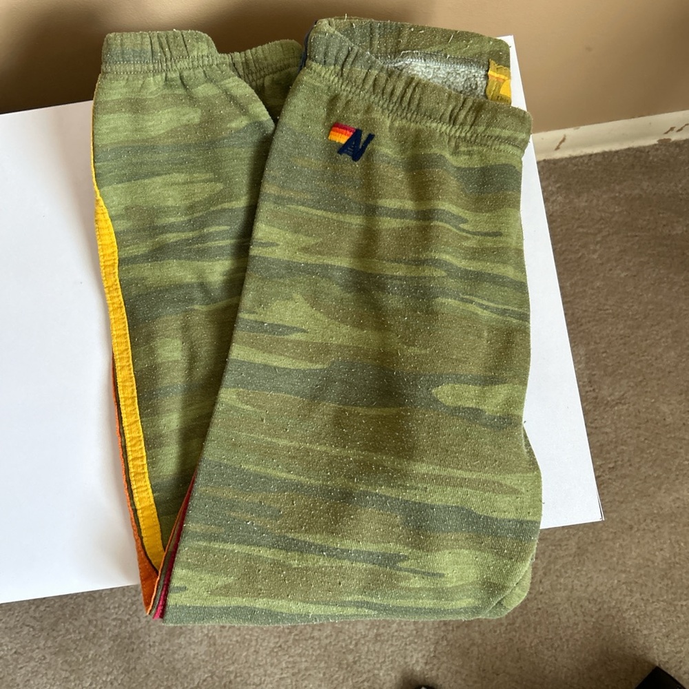 Aviator Nation Camouflage sweatpants size S